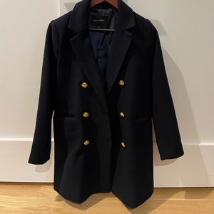 Banana republic factory coat navy XS NWOT